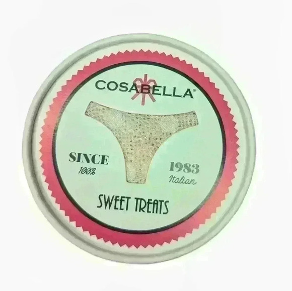 Cosabella Sweet Treats Thong OS Blush - Picture 1 of 2
